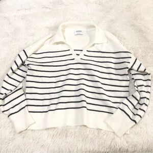 old navy collard sweater